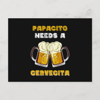 Mannen Spanglish Latino Cerveza Beer Papacito Funn Briefkaart