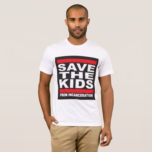 Mannen sparen het Kinder Shirt (Voorkant volledig)