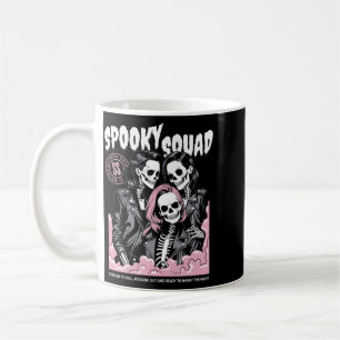 Mannen Spooky Squad Skelet Matching Halloween Koffiemok