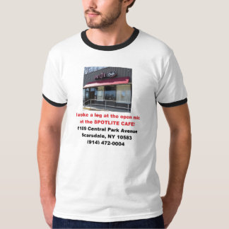 Mannen Spotlite Cafe Open Mic T-shirt