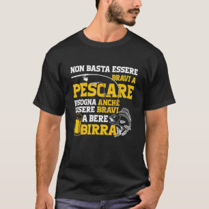 Mannen Spreuken Visser Vissen En Bier T-shirt