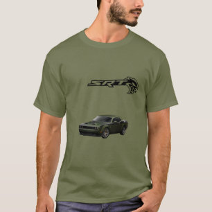 Mannen SRT Hellcat T-shirt – Dodge Challenger Musc