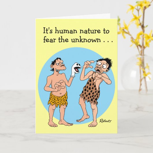 Mannen staat voor Funny 35th Birthday Kaart (Gele Bloem)