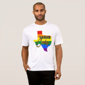 Mannen stadscowboy Texas Pride T-shirt (Voorkant volledig)