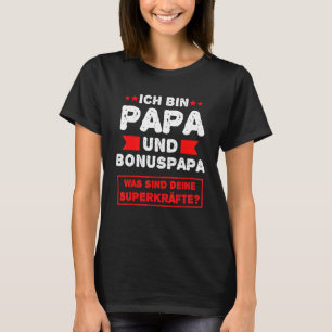 Mannen stiefvader Gezegde Bonus Papa Bonus Vader S T-shirt