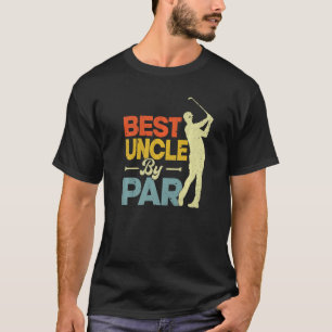 Mannen stijl Beste oom van Par Golf Lover Fu T-shirt