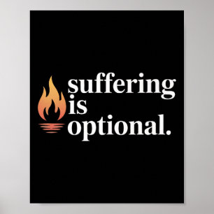 Mannen stoïcijnse filosoof citeert Motivatie stoïc Poster