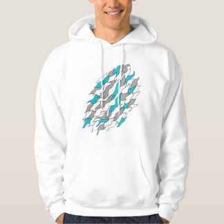 Mannen stroommodel hoodie