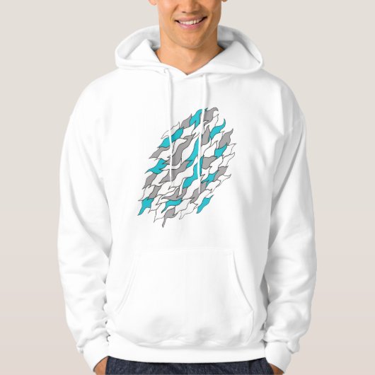 Mannen stroommodel hoodie (Voorkant)