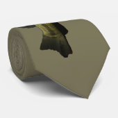 Mannen Stropdas Bass Fish (Opgerold)