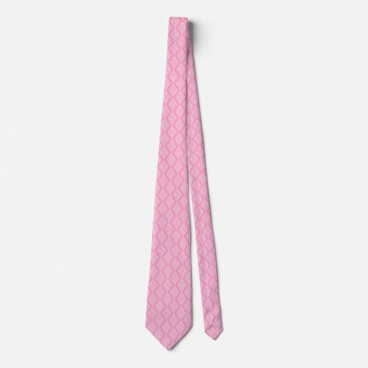 Mannen Stropdas Damask Print (Voorkant)