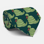Mannen stropdas Fun Snake (Opgerold)