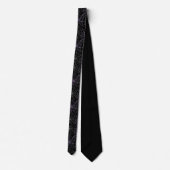 Mannen Stropdas-Halloween Spider Webs Stropdas (Achterkant)