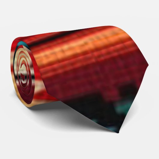 Mannen stropdas met een zuidwestelijk patroon (Opgerold)