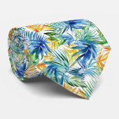 Mannen Stropdas Tropical Palms (Opgerold)