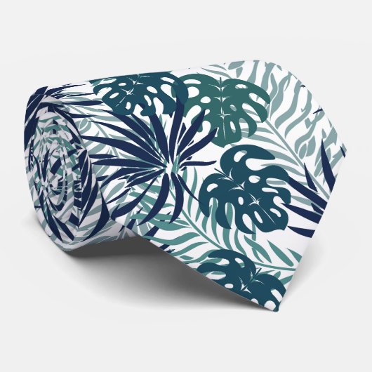 Mannen Stropdas Tropical Palms (Opgerold)