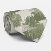 Mannen Stropdas Tropical Palms (Opgerold)