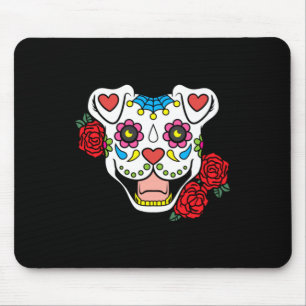 Mannen Sugar Skull Pitbull Kleding Mannen Vrouwen Muismat