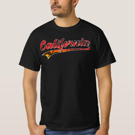Mannen Sunset T-Shirt (Voorkant)
