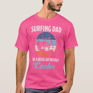 Mannen Surfende vader Surfing Vader Surfboardgolve T-shirt
