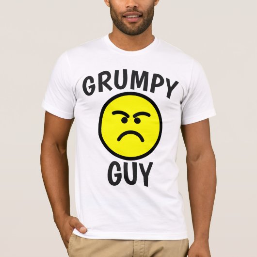 MANNEN T-SHIRS VAN GRUMPY GUY T-SHIRT (Voorkant)