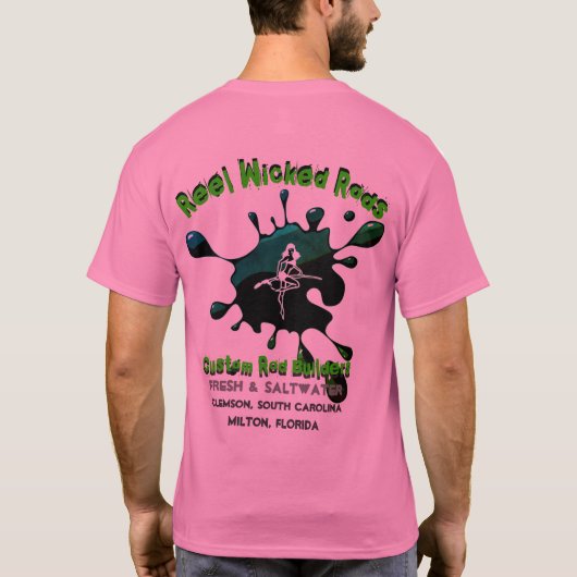 Mannen T-shirt (Achterkant)