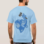 Mannen T-shirt (Achterkant)