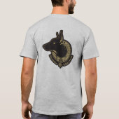 mannen T-shirt (Achterkant)