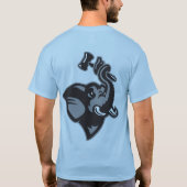 Mannen T-shirt (Achterkant)