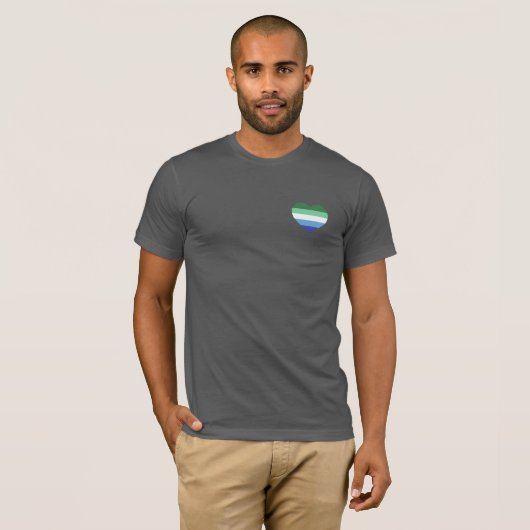 Mannen T-shirt (Voorkant volledig)