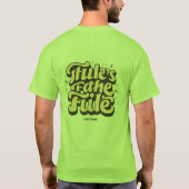 Mannen T-shirt (Achterkant)