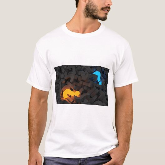 Mannen T-shirt (Voorkant)