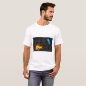 Mannen T-shirt (Voorkant volledig)
