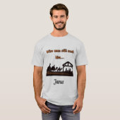 Mannen T-shirt (Voorkant volledig)