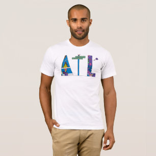 Mannen T-Shirt ATLANTA, GA (ATL)
