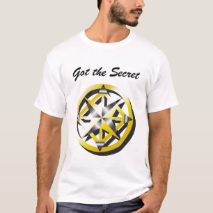 Mannen T-shirt binnenste kompas