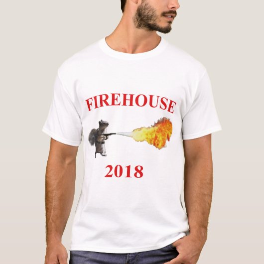 Mannen T-shirt Firehouse (Voorkant)