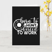 Mannen T Shirt Funny Hunting Deer Hunter Gift Kaart (Gele Bloem)