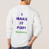 Mannen T-shirt met lange sleeves (Achterkant)