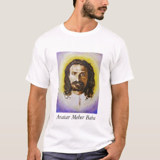 mannen T-shirt met portret van Avatar Meher Baba