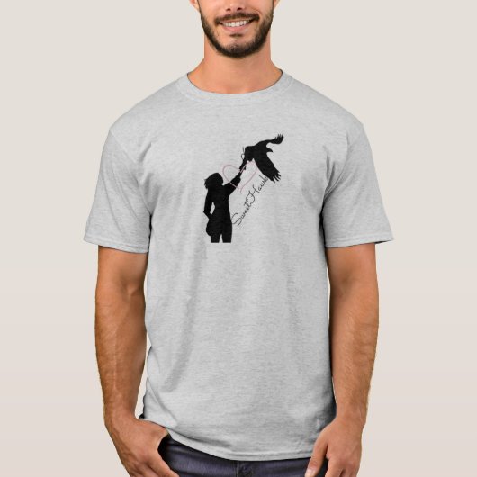 Mannen T-shirt met SweetHawk Logo (Voorkant)