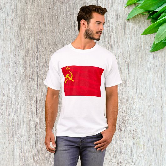 MANNEN T-shirt met vlag van de USSR