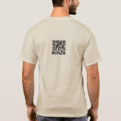 Mannen T-shirt QR (Achterkant)