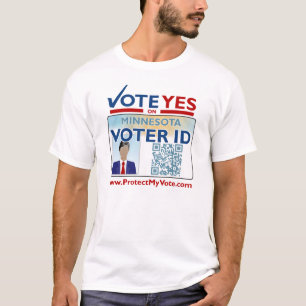 Mannen T-Shirt - Stemming JA op kiezersidentiteits