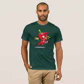 Mannen T-Shirt van Chili Pepper Breathing (Voorkant volledig)