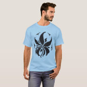 Mannen T-Shirt van het Naturalistisch Symbool (Voorkant volledig)
