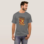 Mannen T-shirt van Love pizza (Voorkant volledig)