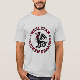 Mannen T-Shirt van Wesleyan Chicken Dragons