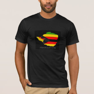 Mannen T-shirt van zimbabwe