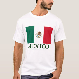 Mannen T-shirt voor de Mexicaanse vlag